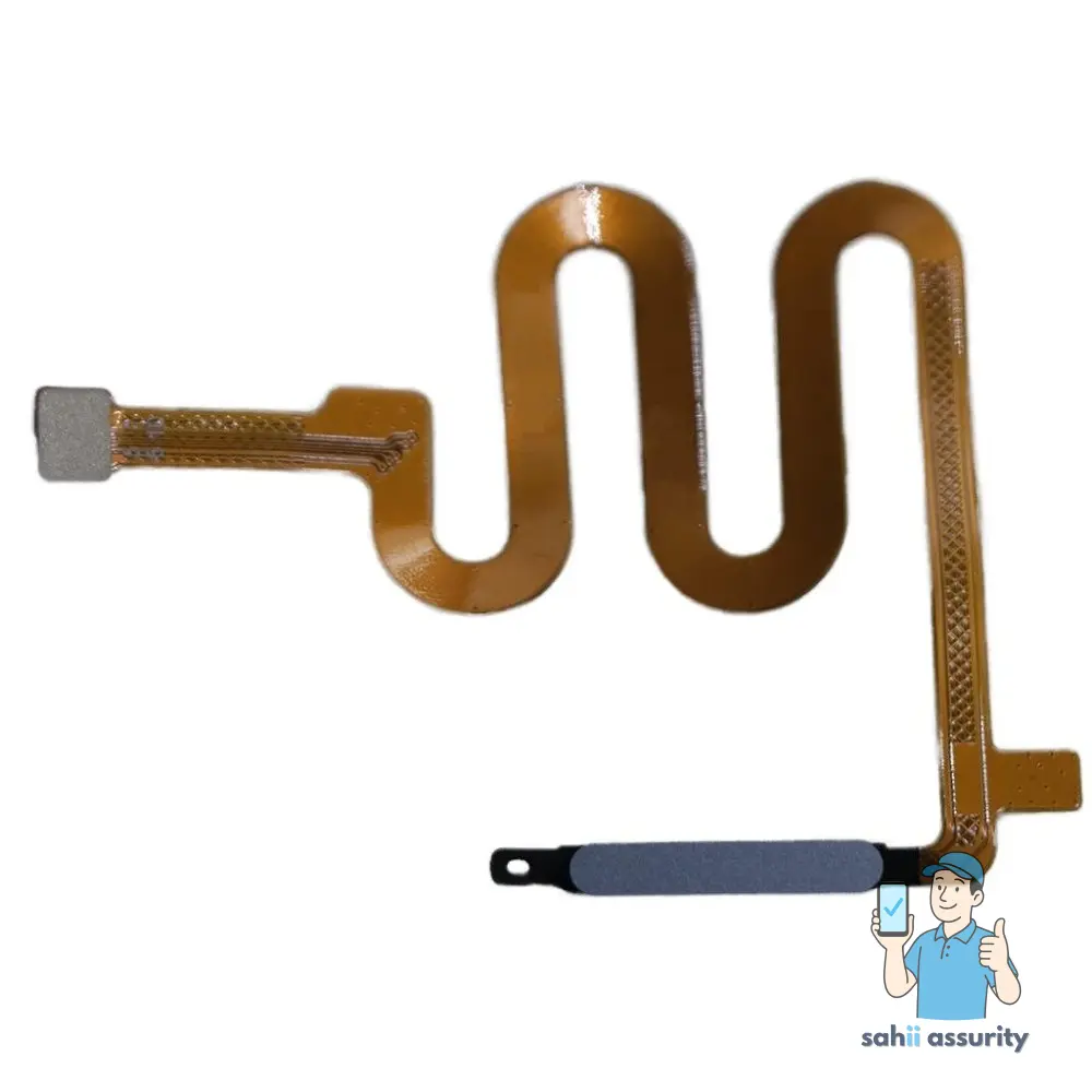 Fingerprint Sensor with Flex Cable for Tecno Pova 2 Silver